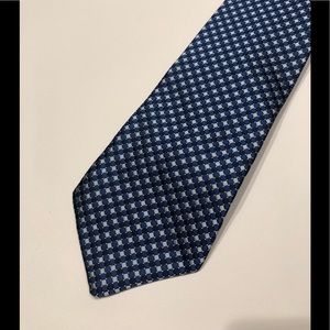 👓 Verie God blue handmade 100 % silk tie
